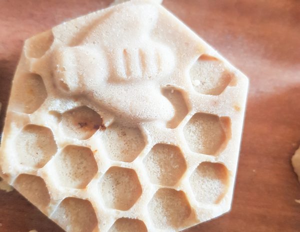 Oatmeal and Beeswax Cold-Processed Soap